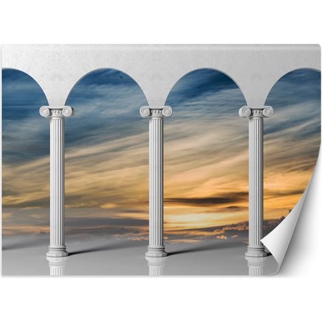 Carta Da Parati, Colonne del tramonto 3D - 250x175 (1/5)