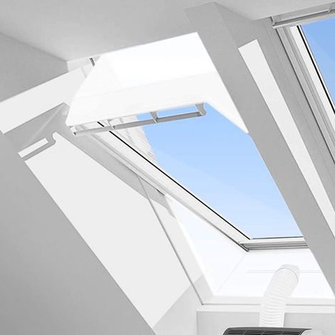 Joint de fenêtre climatiseurs mobiles et fenêtres de toit,Hot Air Stop à fixer surles fenêtres basculantes,joint d'étanchéité de fenêtre climatiseur (1/5)