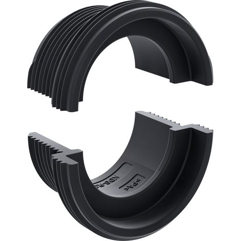 CONTA-CLIP KDS-RGA M20 BK Gewinde- und Verriegelungsadapter Plattenstärke (max.) 7 mm Polyamid 6. (1/2)