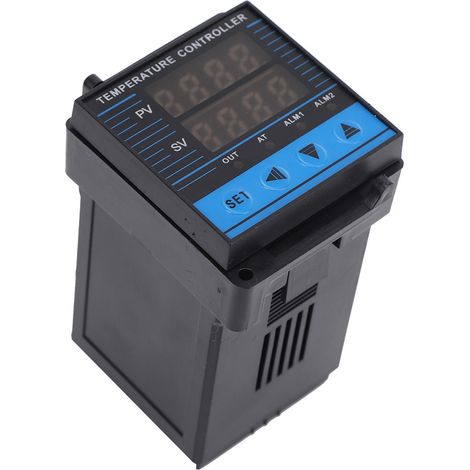 Thermostat numérique PID à relais AC220V 0-400°C, contrôleur intelligent de température avec sortie relais, régulateur digital précis 220V, boîtier DIN (1/5)