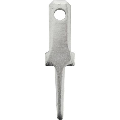 Languette 2.8 x 0.8 mm Vogt Verbindungstechnik 3775b08.68 180 ° non isolé métal 100 pc(s) A585131 (1/3)