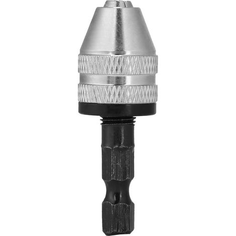 Adaptateur de mandrin à tige hexagonale de 6,5 mm pour tournevis électrique, convertisseur à changement rapide (H01334) (1/5)