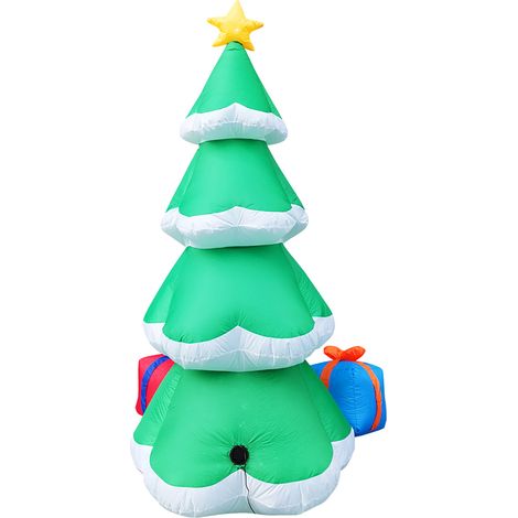 Sapin de Noël gonflable avec boîtes cadeaux gonflables pour l'extérieur et l'intérieur (1/5)