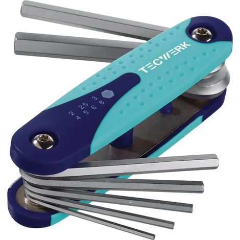 TECWERK Schraubendrehersatz 7-tlg.Handklapphalter SW 2-8mm S2-Stahl TECWERK (1/2)