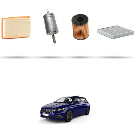 Kit tagliando 4 filtri compatibile con Fiat Tipo II 1.4 16v 88kw dal 2016 (1/5)