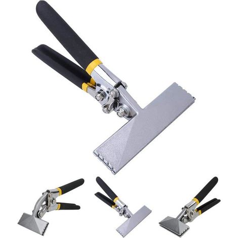 Outils de Tôlerie Pince à Sertir Multifonctionnelle de 6 Pouces Outil de Cintrage à La Main pour Ancienne Plieuse Droite (1/4)
