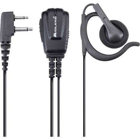 Casque Midland ma24-l pro microphone réglable PTT