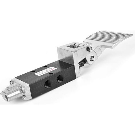 G1/4-Zoll-Fußdruckregelventil aus Aluminiumlegierung, 2 Positionen, 5 Wege, pneumatisch, 0,8 MPa