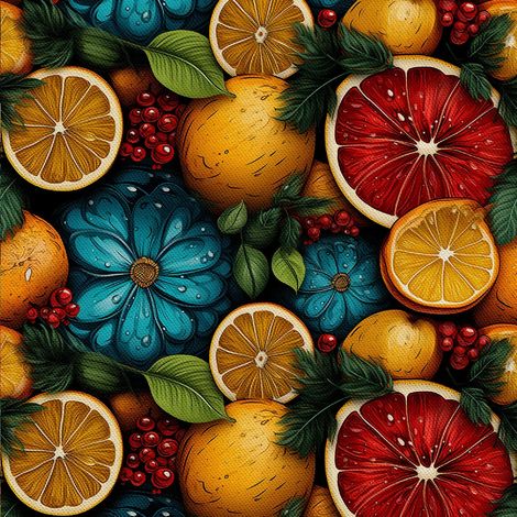 Tela decorativa para exteriores Oxford - Motivo frutal  DX6903 (1/5)