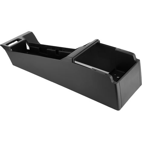 Plaque de console centrale ABS Noir avec emplacement accoudoir pour BMW Série 3 E46 98-04 RHD (1/5)