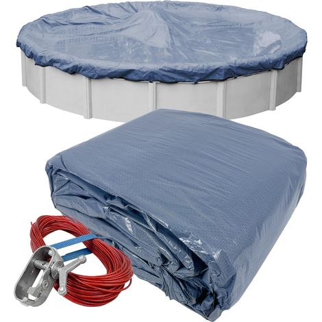 Bâche d'hiver pour Piscine 4624-4K, Ligne de Valeur avec chevauchement de 1,2 m, piscines Hors Sol de 7,3 m (1/5)