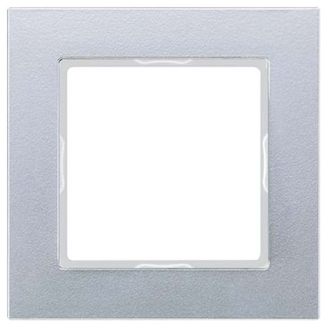 JUNG AC581AL MARCO, ALUMINIO, DUROPLÁSTICO LACADO, SIMPLE, 84 X 84MM