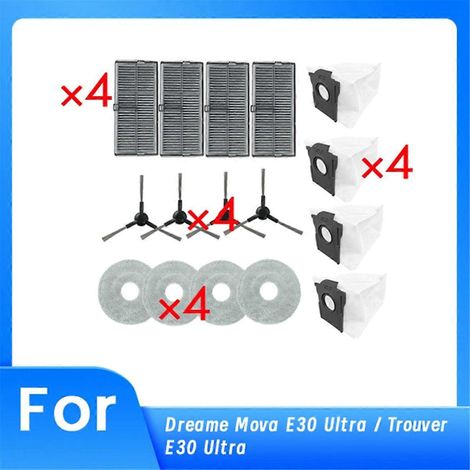 16 pièces détachées pour robot aspirateur Dreame Mova E30 Ultra (1/5)