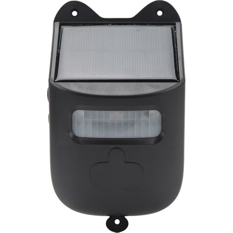 Solarbetriebenes, drahtloses Einfahrtsalarmsystem, Infrarotsensor, Digitalanzeige, 1 Empfänger, 1 Bewegungsmelder, EU-Stecker (110-240 V) (1/5)