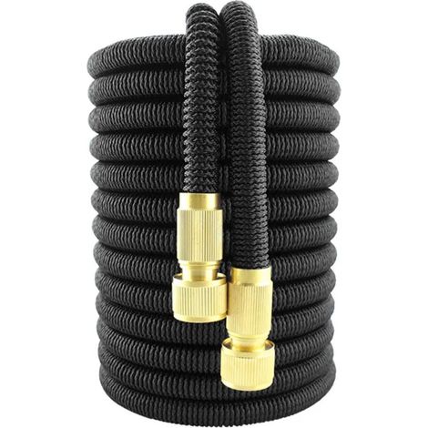 Tuyau D'arrosage Extensible - Matériau TPE Flexible - Pour Jardin Et Lavage Auto - Noir - 1.7m à 5m (1/5)