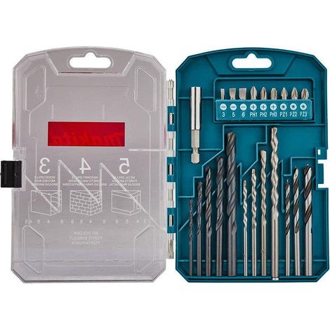 Makita P-44002 Bohrer- und Schraubensatz 22 Teile