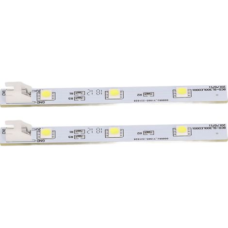 Bandes LED pour réfrigérateur, blanc éclatant, bandes LED pour congélateur, compatibles avec Electrolux BCD SL300LED001 DC12V (1/5)