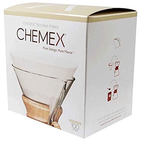 Chemex Filtros de papel blanco para cafetera 100 piezas
