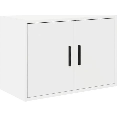 Maison Exclusive - Armoire murale de garage blanc bois d'ingénierie (1/5)