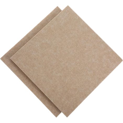 Tableau D'affichage Carré en Feutre Beige, Autocollants Muraux Faciles à Installer, Lot de 2 Pièces, pour Bureau et Salle de Classe (1/5)
