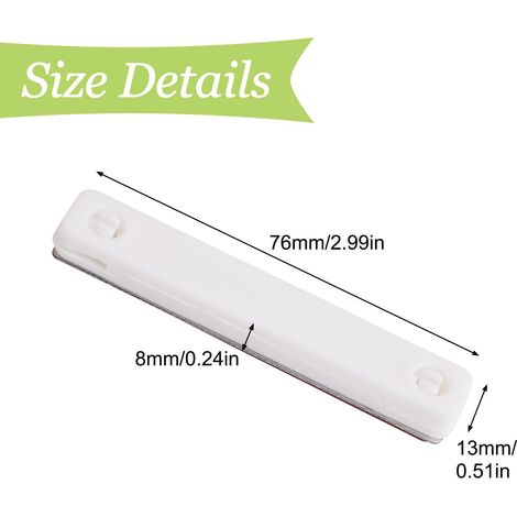 Kit de Fixation Magnétique pour Moustiquaire de Fenêtre, Lot de Clips Adhésifs Aimantés pour Écran Anti-Insectes (1/5)