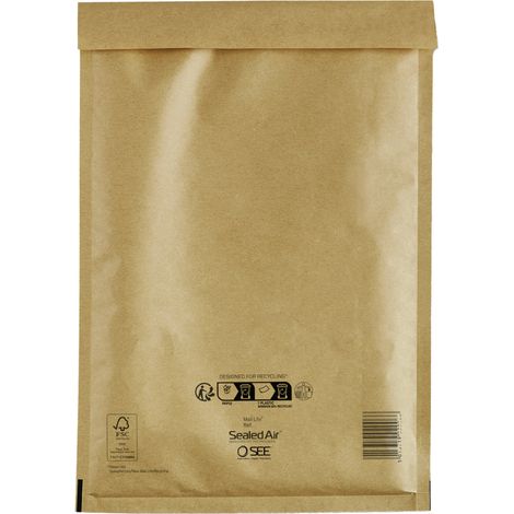 Sealed Air Busta Imbottita Mail Lite Gold Formato F (22 x 33 Cm) Avana - Conf. 10 Pezzi