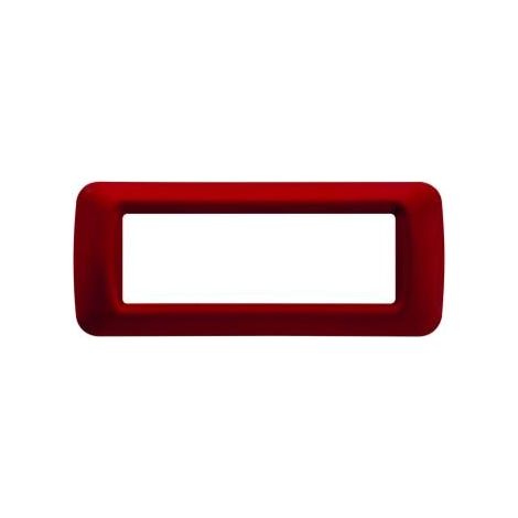 PLAQUE 6 POS.BORDEAUX CLASS.TOP SYSTEM GEWISS GW22536