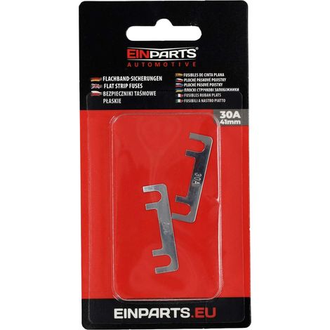 Fusibles planos de 41 mm y 30 A, 2 unidades. EPFUSE24 (1/3)