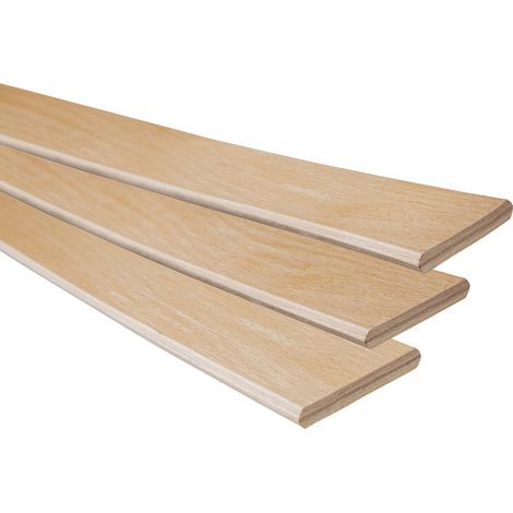Lame de hêtre à ressort 895 mm pour cadre de lit – Lot de 5 lattes – Largeur 53 mm – Épaisseur 8 mm – Durabilité supérieure