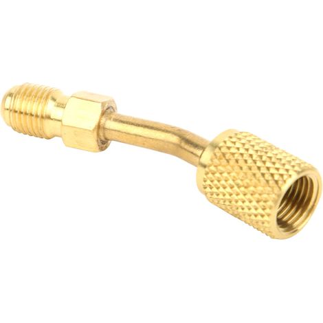 Adaptateur R410A 1/4" SAE mâle vers 5/16" SAE femelle, pompe à vide, climatisation split AD87-45 (1/5)
