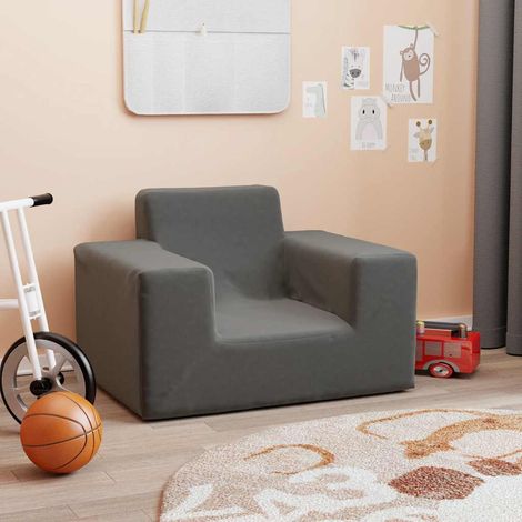Canapé pour enfants,Sofa pour Salon,Banquette Anthracite Peluche douce CFW450747 (1/5)