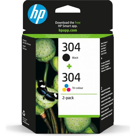 HPINC Multipack Confezione Da Due Cartucce 304 nero e colore