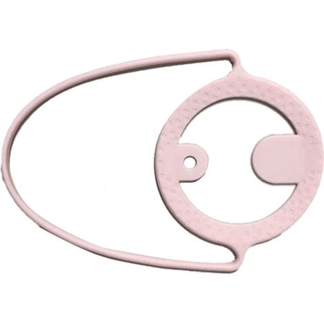 Porte-filtre 51 mm à 2 oreilles, sans fond, de remplacement pour machine à café EC0310, style A1, rouge, à branche acide. (1/5)