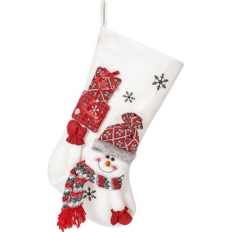 Calcetines navideños para niñas y niños, decoración para el árbol de Navidad y la chimenea para fiestas. (1/5)