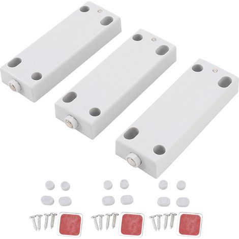 Magnetischer Touch-Öffnungsriegel, 3 Stück, verstellbarer Schrankriegel für 2,5 m breite Schranktüren, 30 bis 50 N (1/5)