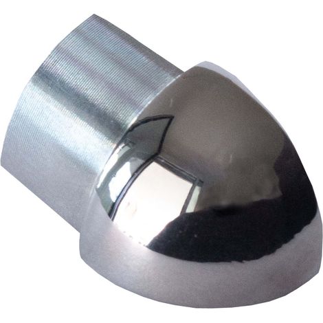 Dalsys Angle extérieur pour profilé en quart de cercle en acier inoxydable, Profilé pour carrelage - Poli 10mm, 1 pièce