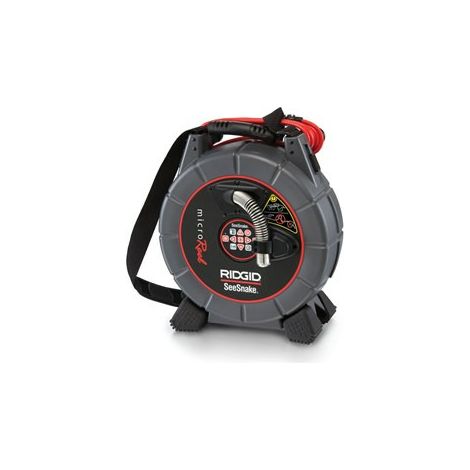 Ridgid – Caméra d'inspection micro CA-100 – Câble semi-flexible 90 cm – Tête de caméra 17 mm – 4 LED réglables – Sortie vidéo 360°