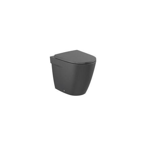 TAZA RIMLESS PARA TANQUE ALTO/EMPOTRADO ONA 420MM SIN ASIENTO NEGRO MATE