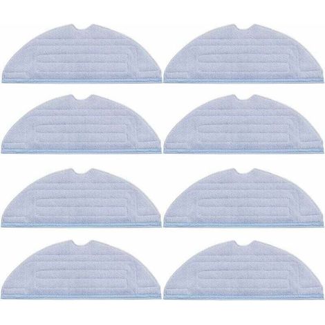 Lot de 8 lingettes de rechange pour Roborock S7 T7S T7S puls G10 accessoires, microfibre douce, lavable et réutilisable (1/5)