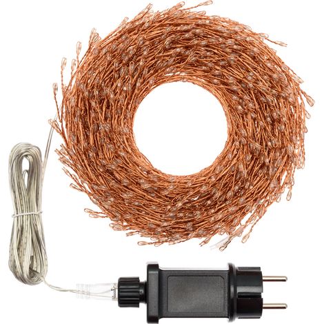 Guirlande Mini BOA Ø6cm Multiflash RGB 1000 MicroLED 20m câble Cuivre Lotti (1/5)