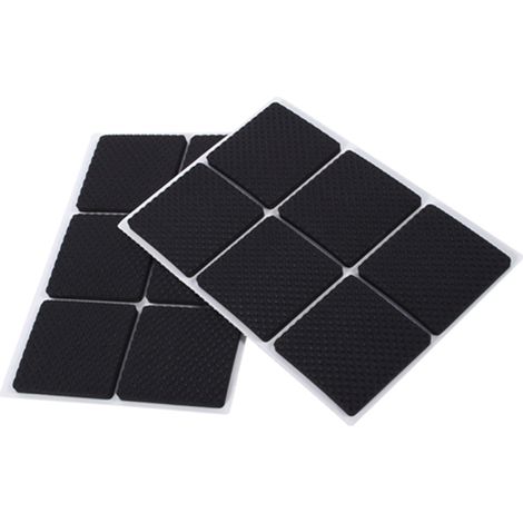 12-teiliges Set selbstklebender Möbelgleiter, rutschfeste Gummifüße für Tische, Stühle und Sofas (1/5)