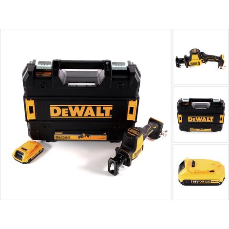 Sega alternativa a batteria DeWalt DCS 369 NT 18 V + 1x batteria ricaricabile 2,0 Ah + TSTAK - senza caricabatterie (1/5)
