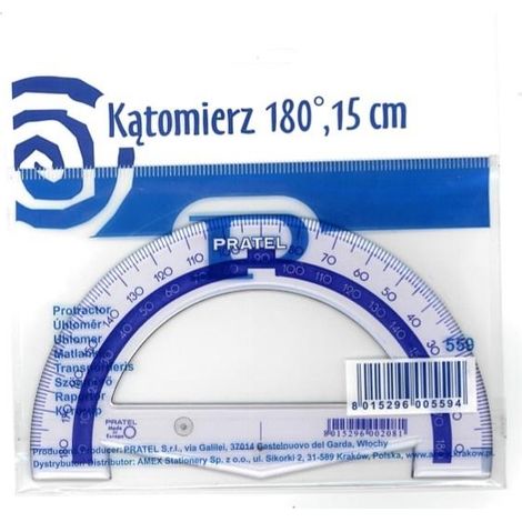 Goniometro 15 cm 180 gradi pratel