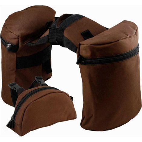 Satteltaschen für Pferde, Set aus robusten Satteltaschen für Horn, waschbare Satteltasche, praktische Satteltasche für den Sattelknauf, For-CN-Coffee