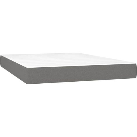 Maison Exclusive - Materasso a Molle Insacchettate Rigidità Media Grigio Scuro 140x200x20 cm (1/5)