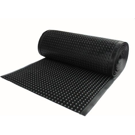 Tapis anti fatigue RS PRO, 10m x 90cm x 15mm en Caoutchouc NR/SBR anti-dérapant ( Prix pour 1 )