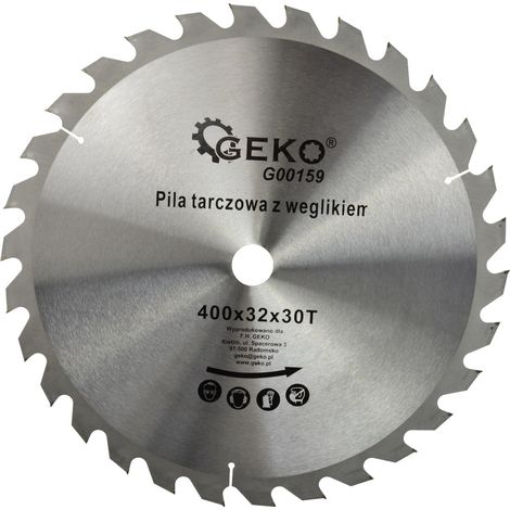 Lame de scie circulaire TCT pour bois Ø400x32 30 dents