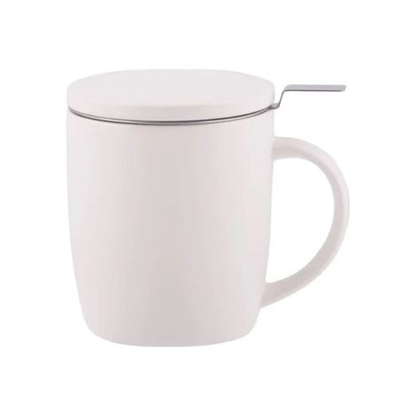 Brewmug - Stoneware - L9 x W9 x H11 cm - White
