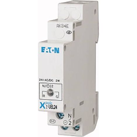 Lampe simple, 24 AC/DC, rouge/vert Eaton Y7-284924