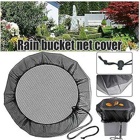 FOREHILL Copertura protettiva per secchio d'acqua da giardino portatile con coulisse in rete per esterni, per giardino e prato (1/5)